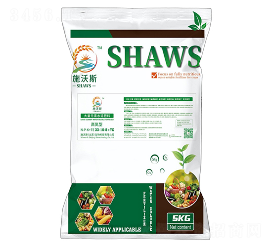 �ߵ��ʹ���Ԫ��ˮ�ܷ�33-10-8+TE-ʩ��˹