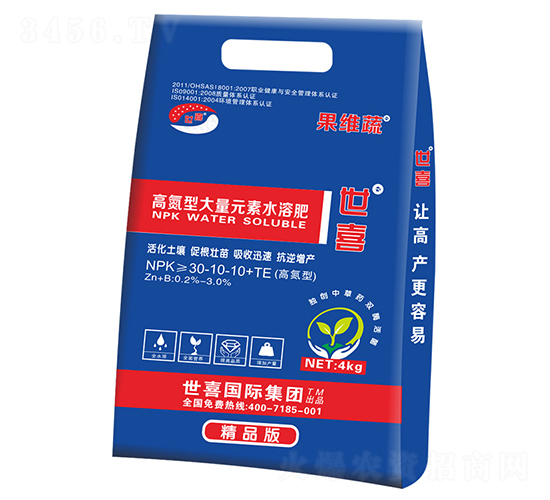 �ߵ��ʹ���Ԫ��ˮ�ܷ�30-10-10+TE-���S��-��ϲ